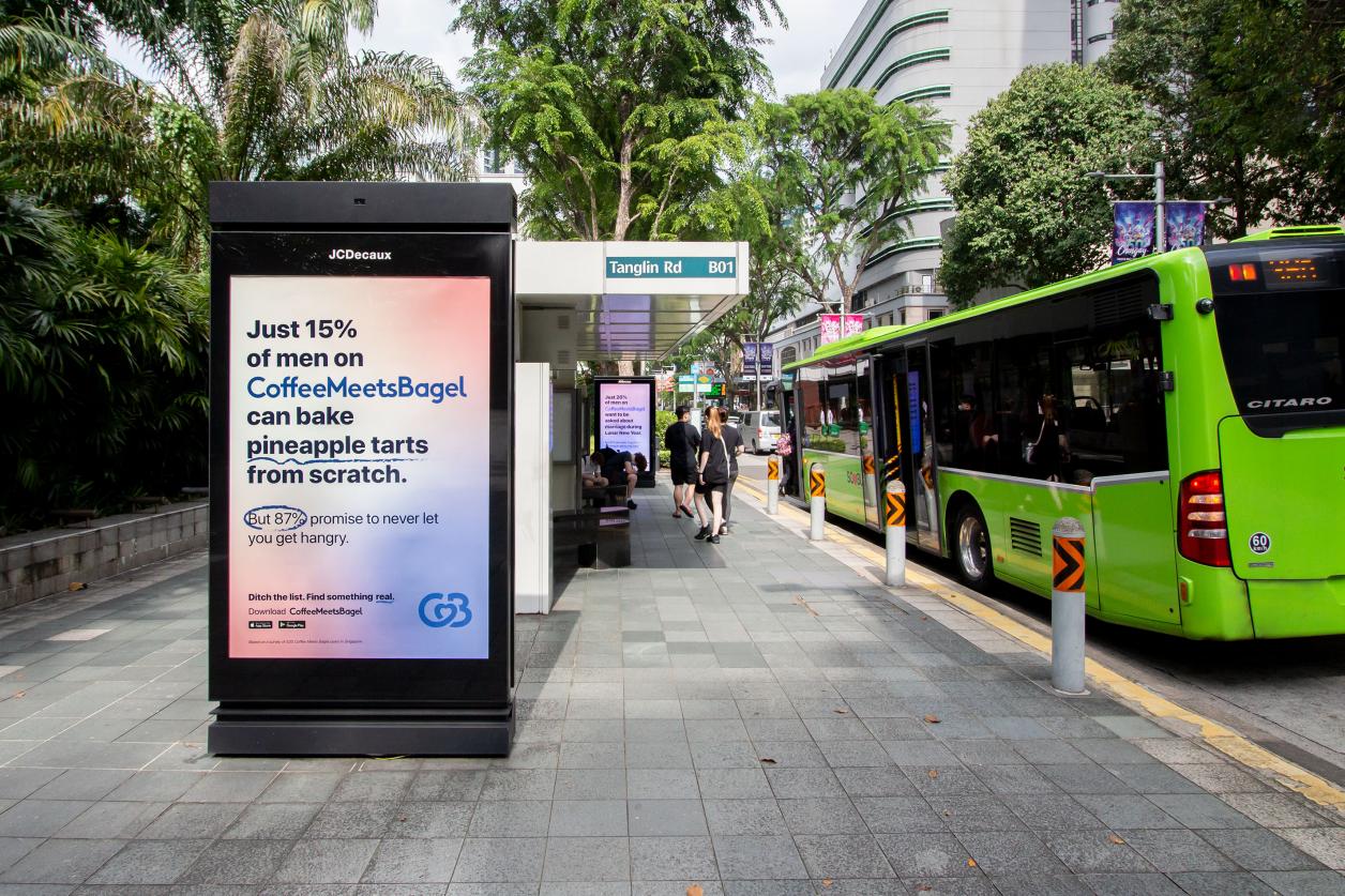 Coffee Meets Bagel JCDecaux Singapore